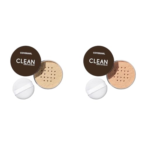 COVERGIRL Clean Invisible Loose Powder Bundle - Fair & Medium