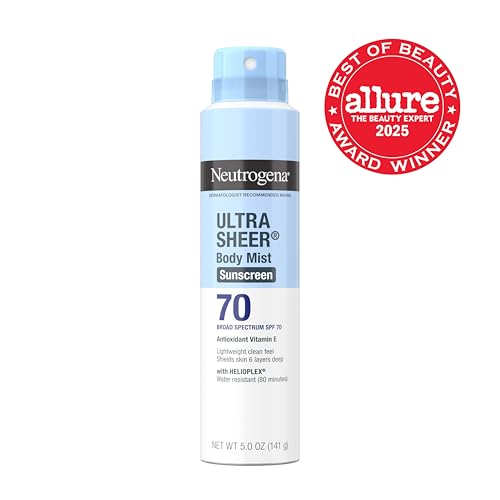 Neutrogena Ultra Sheer Dry Touch Sunscreen Spray SPF 70, 3 Pack