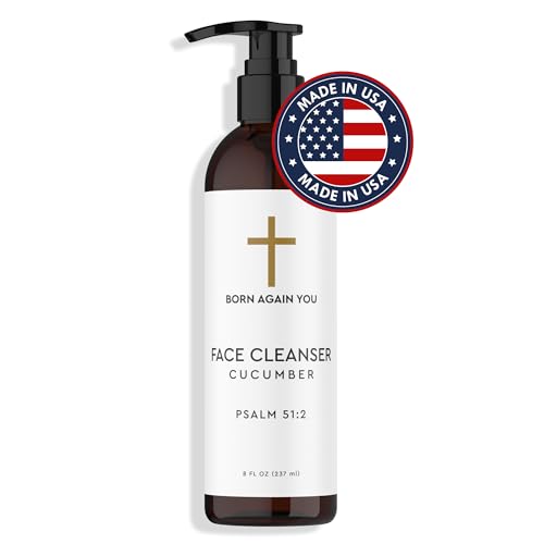 Face Cleanser Daily Wash ? Gentle Foaming Cleanser with Vitamin B3, Schizophyllan & Cucumber for Balanced, Hydrated Skin ? 8 oz