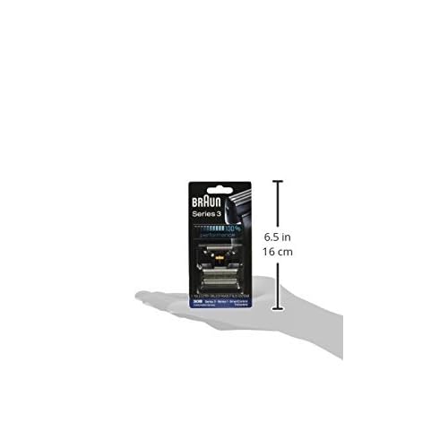 Braun Series 3 Old Generation Electric Shaver Replacement Head - 30B - Compatible with Electric Razors SmartControl, TriControl, 340, 330, 320, 310, 300