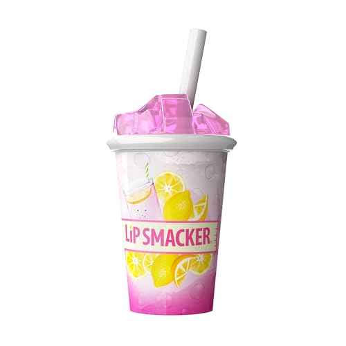 Lip Smacker Summer Refresher Lip Balm, Moisturizing, Collectible Beverage Cup Design, Sheer Finish for Smooth Lips ? Pink Lemonade
