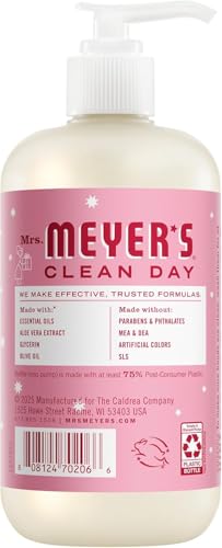 Mrs. Meyer's Peppermint Liquid Hand Soap - 12.5 Fl Oz (Pack of 4)