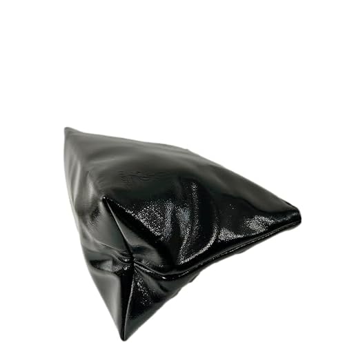 Yves Saint Laurent YSL Cosmetic BLACK PATENT Pouch Makeup Bag YSL Fragrance Bag (8L X 5H X 3W) - 6900/3300
