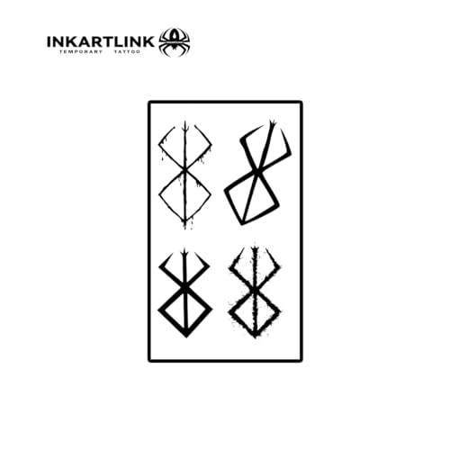 INKARTLINK Semi-Permanent Tattoos - Waterproof, Lasts 7-14 Days