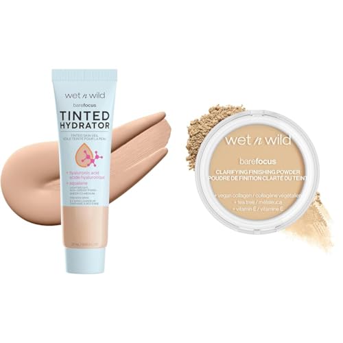 wet n wild Bare Focus Tinted Hydrator & Matte Powder Light-Medium
