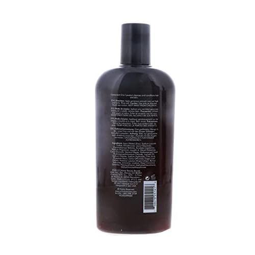 American Crew Classic 3-in-1 Shampoo, Conditioner & Body Wash, 15.2 oz (Pack of 3)