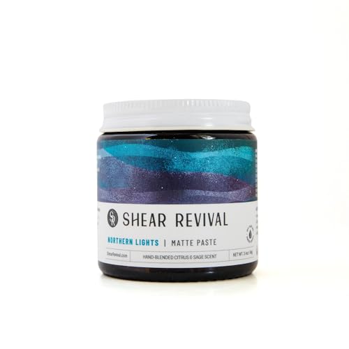 Shear Revival Northern Lights Matte Paste Pomade - Firm Hold, All Hair Types, 3.4oz