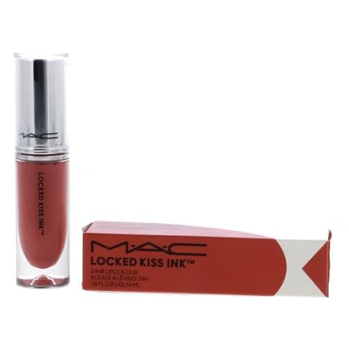MAC Locked Kiss Ink 24HR Lipcolour Lipstick - 61 Mischief (Light Pinky Nude) - .14 fl oz / 4 mL