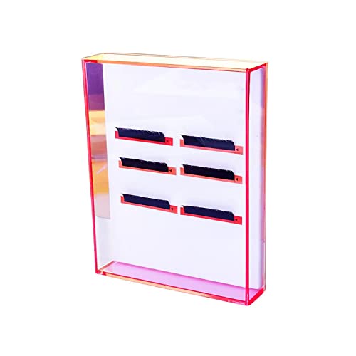 Eyelash Extension Pallet with Dustproof Cover - Acrylic Lash Tile Holder