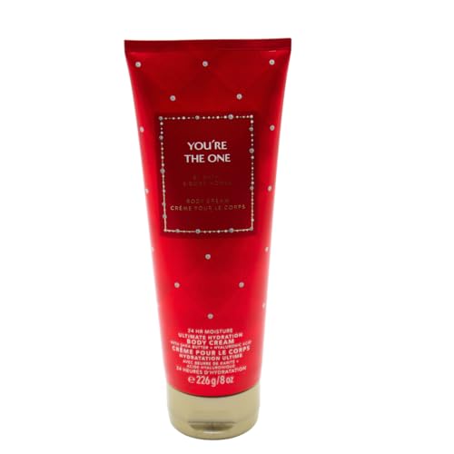 Bath & Body Works YOU¡¯RE THE ONE Ultimate Hydration Body Cream 2-piece Gift Set with a Blue Bow for Holidays ? 8 oz