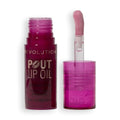 Revolution, Pout Lip Oil, Nourishing Tinted Lip Oil, High Shine, Non-Sticky Finish, Vegan & Cruelty-Free, Bitten Cherry, 0.13 oz