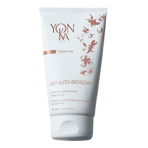 Yon-Ka Lightweight Self Tanning Body Lotion, Buildable Coverage for Natural Sunkissed Glow, Anti-Aging Antioxidant Serum with Vitamin E, 100% Natural Self Tanning Active, Vegan, 5.18 Oz/150ml
