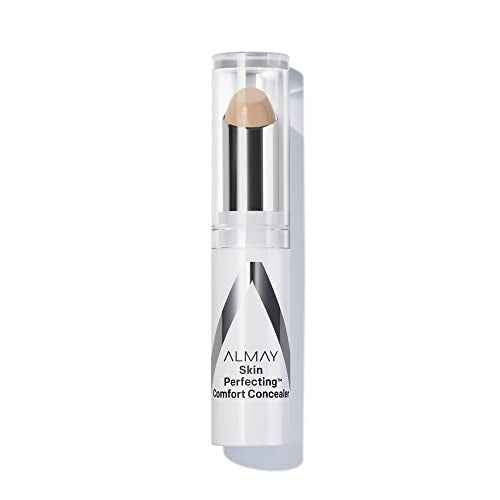 Almay Skin Perfecting Comfort Concealer, Face Makeup, Full Coverage, Natural Looking Finish, Cruelty-Free, Hypoallergenic, Dermatologist Tested, 120 Light, 1 Count