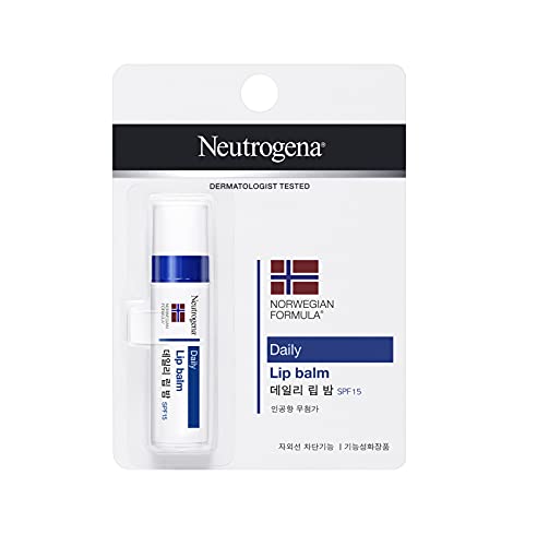 Neutrogena Norwegian Formula Lip Moisturizer, SPF 15, 0.15 Ounce