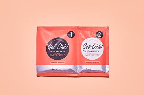 AvryBeauty Gel-Ohh Citrus Jelly Spa Pedicure Foot Soak (3 Pack) with Vitamin C