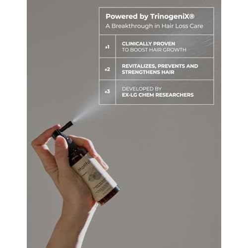 Motifull Hair Boosting Ampoule Tonic | Hair Growth Treatment for Hair Thinning & Hair Regrowth | Lightweight Scalp Serum for Women & Men | Scalp Treatment for Hair Growth (1.69)