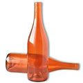 Orange Decorative Glass Bottles, 2 Pack, for Bottle Trees and Crafts