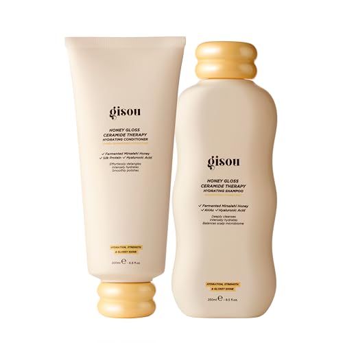 Gisou Honey Gloss Hydrating Shampoo & Conditioner Duo for All Hair Types