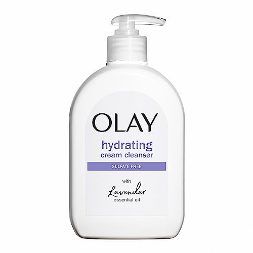 Olay Hydrating Cream Face Wash with Lavender Essential Oil, 16 oz