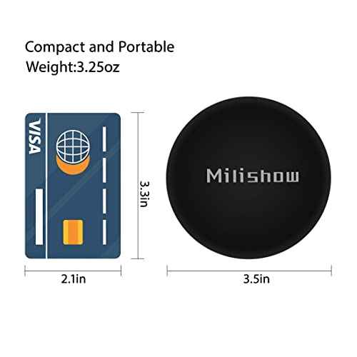 Compact Mirror with LED Light,1x/10x Magnifying Rechargeable Mirror,3.5in, Dimmable Travel Mirror for Purse,Pocket,Handheld 2-Sided Makeup Mirror