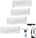 4-Pack Microfiber Window Cleaning Pads - Reusable for 10-Inch Scrubbers