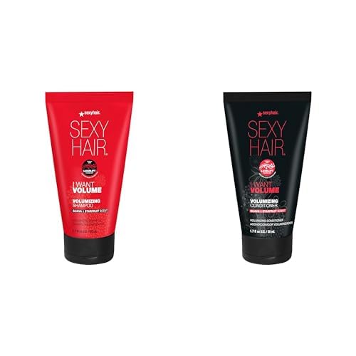 SexyHair I WANT VOLUME Shampoo/Conditioner | 10% More Volume | Lightweight Formula | All Hair Types*