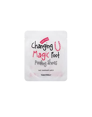 TONYMOLY Foot Peeling Mask - AHA & Watermelon Extract for Soft Feet