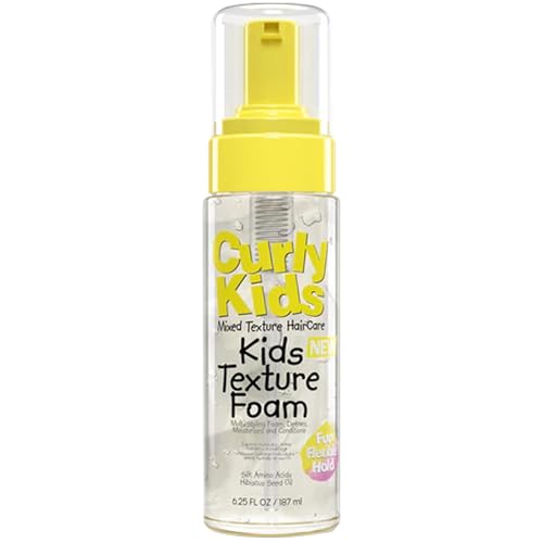 CurlyKids Curl Defining Mousse 6oz | Kids Curly Hair