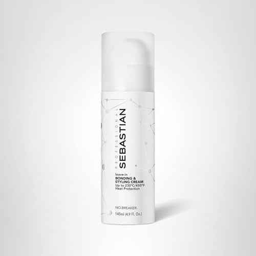 Sebastian Professional No.Breaker Bonding & Styling Leave-in Cream | Intense Hair Conditioning Cream with Heat Protection | 72 HR Frizz-Free, Flexible Hold | 4.9 fl oz