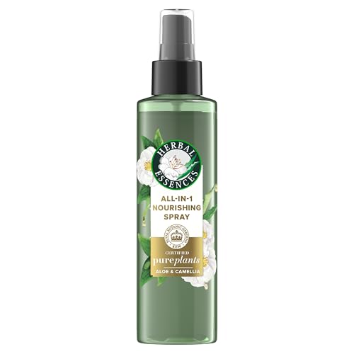 Herbal Essences All-in-1 Nourishing Spray, Certified Pure Plants, with Aloe and Camellia Flower Oil, 6 fl oz