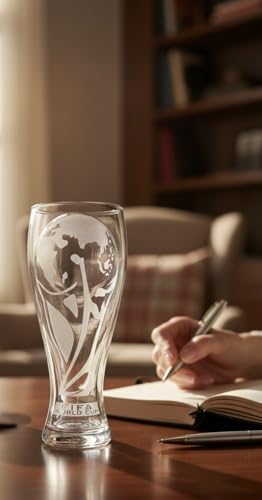 FIFA World Cup 2026 Pilsner Beer Glass & Trophy Bottle Opener Set