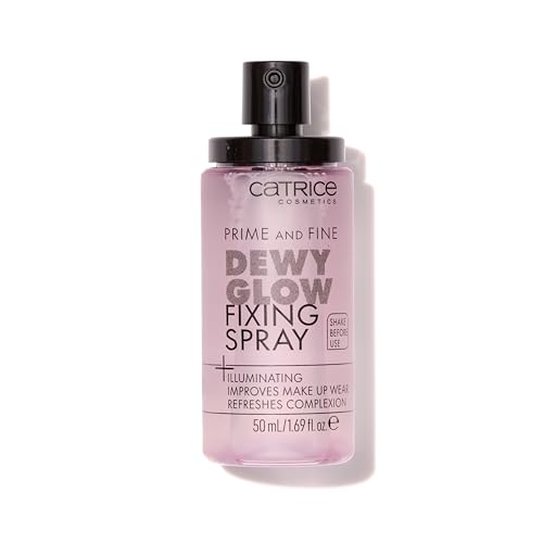 Catrice Prime & Fine Illuminating Dewy Glow Makeup Spray - Hydrating Primer & Finisher