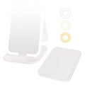 Portable Lighted Travel Makeup Mirror with 72 LEDs - Dimmable & Adjustable