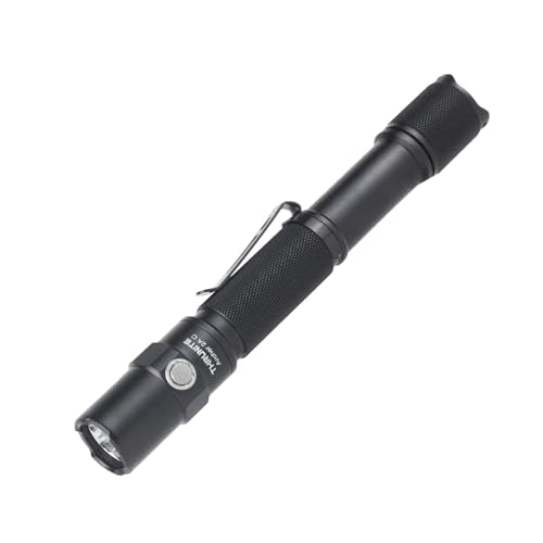 ThruNite Archer 2A C LED Rechargeable Flashlight, High 1000 Lumens AA Flashlight with Lanyard, IPX8 Waterproof Dual Switch Outdoor Light for Hiking, Camping, Everyday Use, EDC - CW