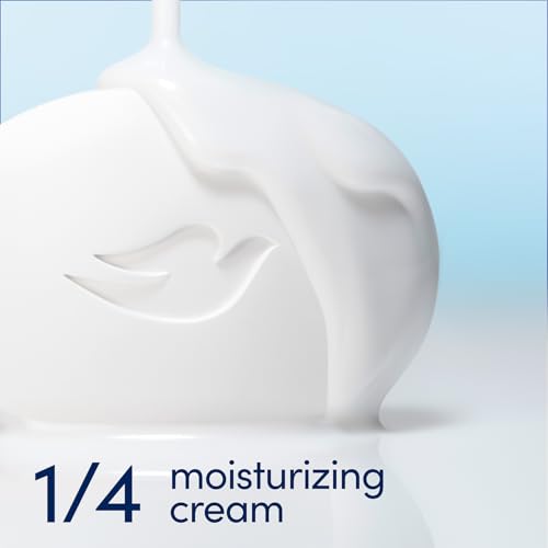 Dove Beauty Bar, Bulk Soap, Sensitive Skin 8-Packs (x2) + Single Bar with Moisturizing Cream for Soft, Smooth Skin