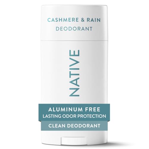 Native Deodorant - Cashmere & Rain Scent, 72-Hour Odor Control, Aluminum-Free, 2.65oz (Variation: Pack of 1)