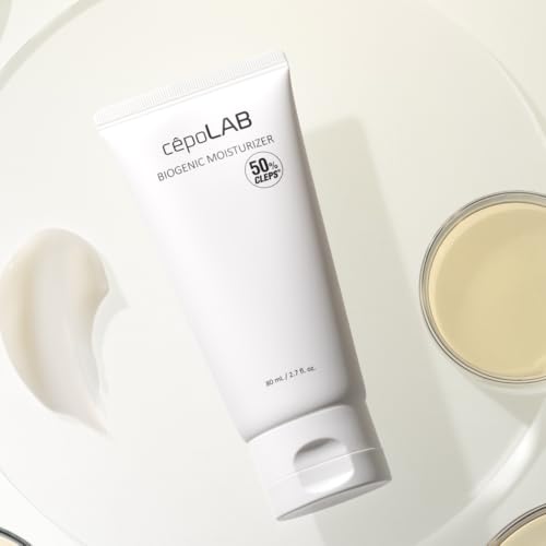 Biogenic Moisturizer with 50% CLEPS¢ç, Daily Face Cream ? Long-Lasting Hydration, Korean Skincare for All Skin Types, 2.7 fl.oz