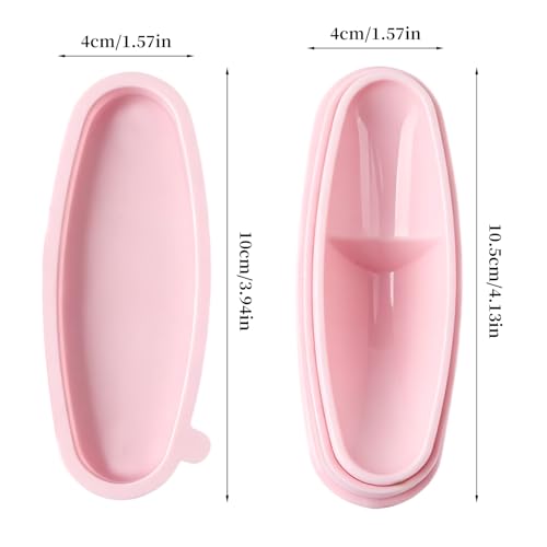 ANGNYA French Manicure Dip Powder Tray Set - 2 Pack Nail Dipping Container