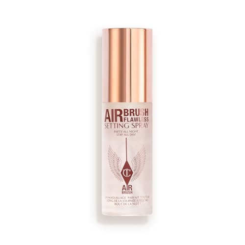 Charlotte Tilbury Airbrush Flawless Setting Spray 1.1oz Travel Size, Hydrating Makeup Fixer