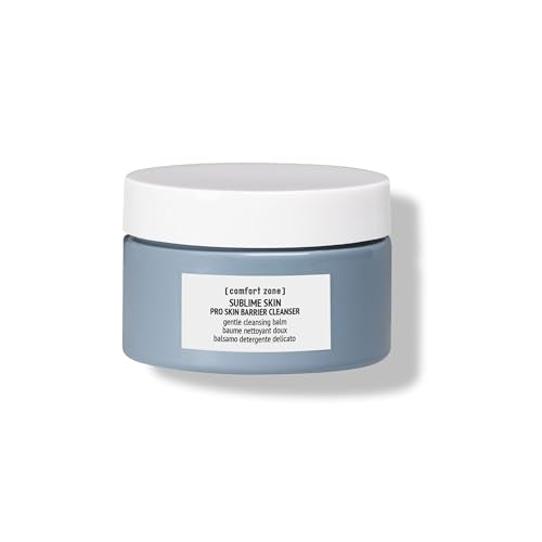 [ comfort zone ] Sublime Skin Pro Skin Barrier Cleanser, Gentle Balm to Oil Face Wash, Removes Makeup, Softens, Smooths, Clean Beauty, Achillea, Sweet Almond Oil, Daily Use, 3.38 Fl Oz