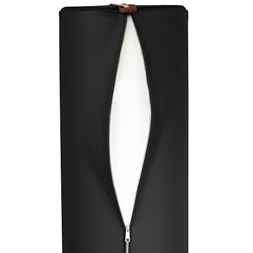 Master Massage 6" Full Round Massage Bolster Pillow - Black (6x26")