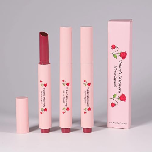 Vulate's Discovery Mirror Lipstick - Rose Design Pink