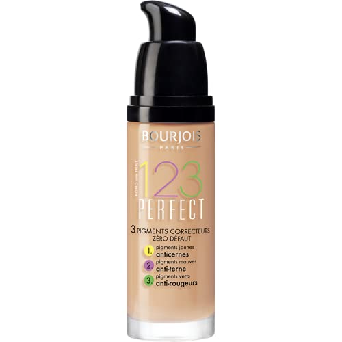 Bourjois 123 Perfect Liquid Foundation 53 Light Beige 30ml