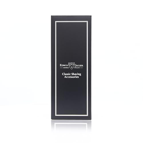 Edwin Jagger DE86 Classic Double Edge Manual Eco-Friendly and Reusable Safety Razor for Men and Women for Shaving Cream or Soap Fits All DE Razor Blades (Imitation Ebony)