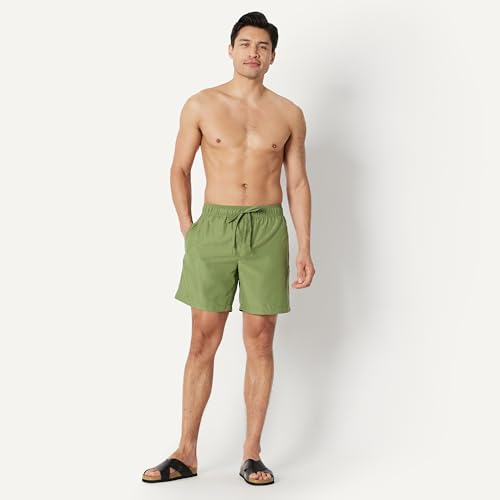 Men's 7-Inch Quick-Dry Swim Trunks - Olive XX-Large