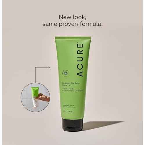 Acure Curiously Clarifying Shampoo and Conditioner Set - Daily Deep Cleansing & Hydrating Set for Women & Men, Detox for Oily Hair & Scalp Build Up, Paraben Free, Sulfate Free - 8 fl oz (2 Pack)