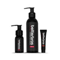 Essentials Skin Care System for Men - Cucumber Face Cleanser, Restorative Face Serum, Herbal Eye Boost