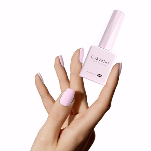 CANNI 9008 Pale Pink Gel Nail Polish – 1Pcs High-Gloss Soak-Off UV/LED