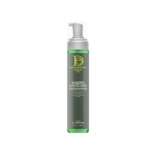 Design Essentials Curl Enhancing Hair Mousse for Curly Hair; Almond and Avocado Collection, 10 Ounce