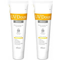 UV Doux Mineral Sunscreen SPF 50 PA+++ | Tinted, Oil-Free, Water Resistant No White Cast | Zinc & Iron Oxide | For Sensitive & Acne-Prone Skin Broad Spectrum, 100% Mineral | Men, Women 1.7oz Pack 2